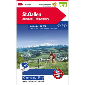 Velokarte St. Gallen Appenzell Toggenburg (7) 1:60'000