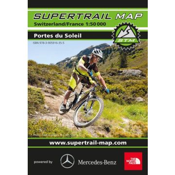 Bikekarte Supertrail Map Les Portes du Soleil
