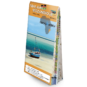 Carte routière Mozambique Malawi 1:1 Mio. / Tracks 4 Africa