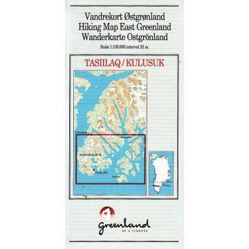Wanderkarte Grönland 6 Tasiilaq Kulusuk 1:100 000 / Harvey Maps