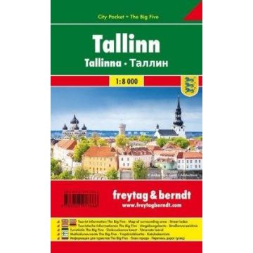 Stadtplan Tallinn 1:10 000 / Freytag & Berndt