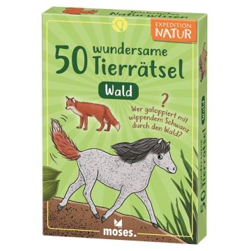 50 wundersame Tierrätsel - Wald / moses