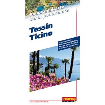 Panoramakarte Tessin / Hallwag