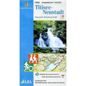 F506 Titisee Neustadt 1:50 000 Carte de loisirs