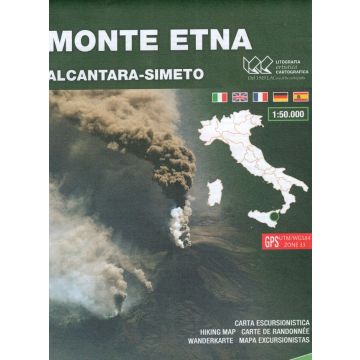 Carte de randonnée Monte Etna (Ätna) 1:50 000 / LAC