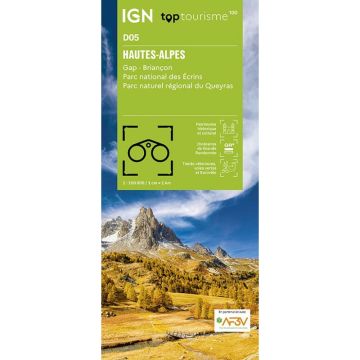 Topographische Karte IGN D05 Hautes-Alpes 1:100 000 / Top 100