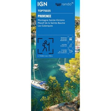 Freizeitkarte IGN Top 75 Provence 1:75 000 