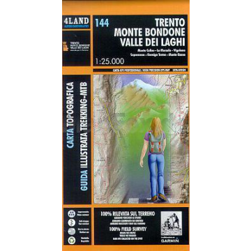 Carte topographique Trento Monte Bondone 1:25 000 / 4Land