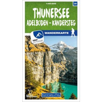 Wanderkarte 30 Thunersee - Adelboden - Kandersteg 1:40 000 / Kümmerly & Frey