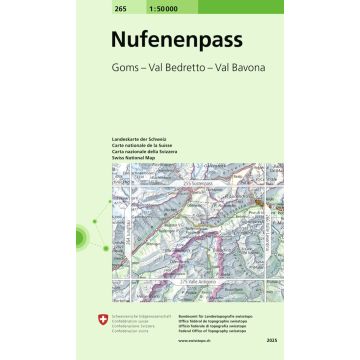 265 Nufenenpass 1:50 000 / Swisstopo