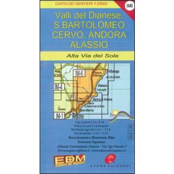 Wanderkarte IM-6 Imperia Valli del Dianese 1:25 000 / EdM