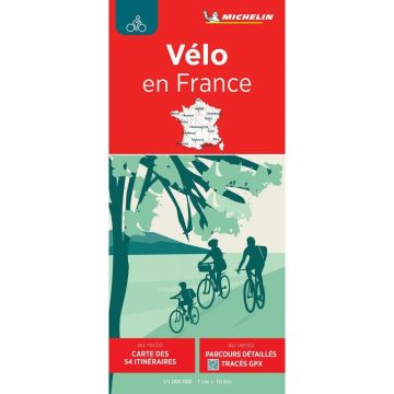 Carte à vélo Michelin 767 Vélo en France 1:1Mio.