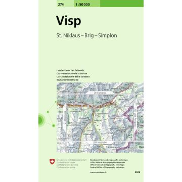 274 Visp 1:50 000 / Swisstopo