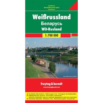 Carte routière Biélorussie 1: 700 000 / Freytag & Berndt