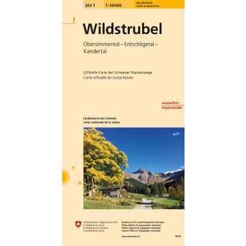 263T Wildstrubel Carte d'excursions 1:50 000