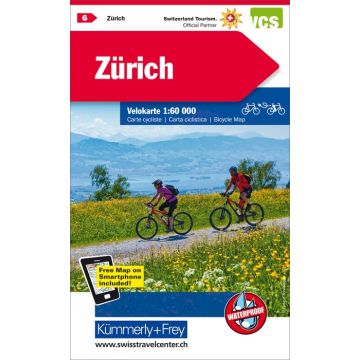 Velokarte Zürich (6) 1:60'000