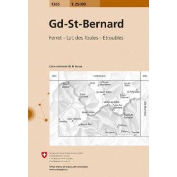 1365 Gd-St-Bernard 1:25 000 / Swisstopo