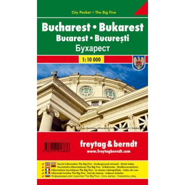 Plan de ville Bucarest 1:10 000 City Pocket / Freytag & Berndt 