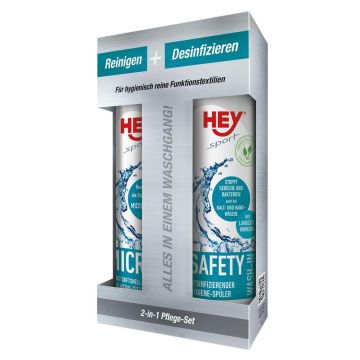 Waschmittel Hey Sport Micro/Safety 2in1-Pflegeset