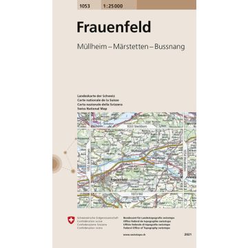 1053 Frauenfeld 1:25 000 / Swisstopo