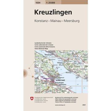 1034 Kreuzlingen 1:25 000 / Swisstopo