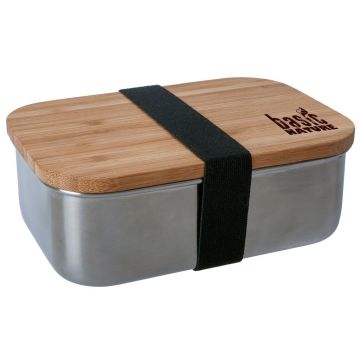 Lunchbox BasicNature Bamboo Edelstahl, 0.8l