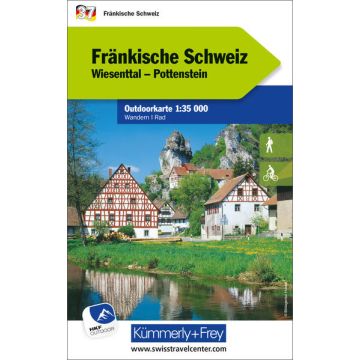 Wanderkarte Fränkische Schweiz 1:35 000 Outdoorkarte 37 / K+F