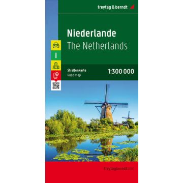 Strassenkarte Niederlande 1:300 000 / Freytag & Berndt