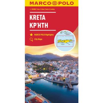 Strassenkarte Kreta 1: 150 000 / Marco Polo