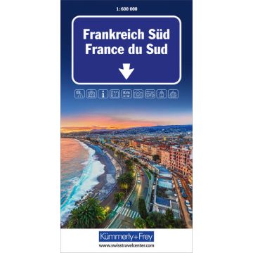 Strassenkarte Frankreich Süd 1:600 000 / Kümmerly & Frey