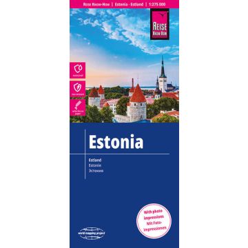Carte routière Estonie 1:275 000 / Reise Know-How