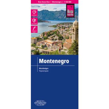 Strassenkarte Montenegro 1:160 000 / Reise Know-How