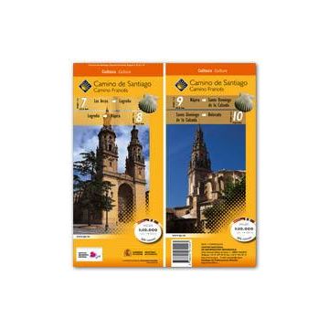 Carte de randonnée Chemin de St-Jacques Los Arcos - Belorado 1:50 000 / CNIG