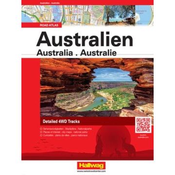 Strassenatlas Australien Road Atlas / Hallwag