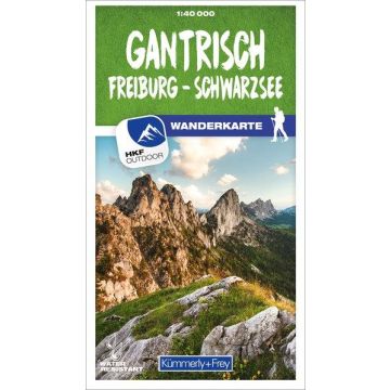 Carte pédestre 28 Gantrisch Fribourg Lac Noir 1:40 000 / Kümmerly + Frey