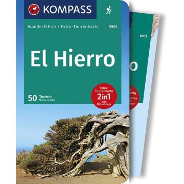 Wanderführer El Hierro mit Wanderkarte / Kompass 