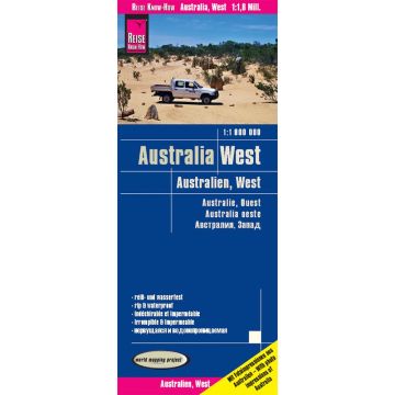Strassenkarte Australien West 1:1 800 000 / Reise Know-How