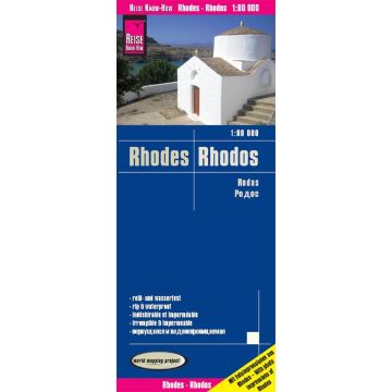 Carte routière Rhodos 1:80 000 / Reise Know-How