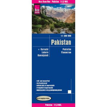 Carte routière Pakistan 1: 1 300 000 / Reise Know-How