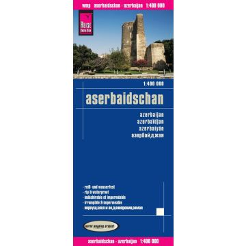 Strassenkarte Aserbaidschan 1:400 000 / Reise Know-How