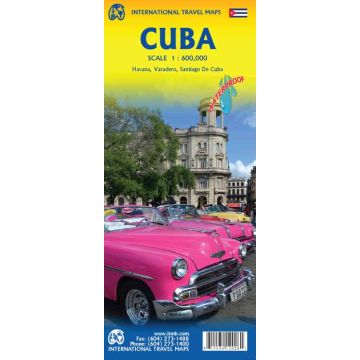Strassenkarte Cuba 1:600 000 / ITMB