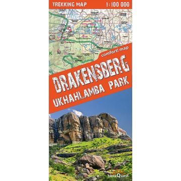 Carte de randonnées Drakensberg 1:100 000 / Terraquest