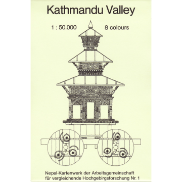 Topografische Karte Nepal 1 Kathmandu Valley