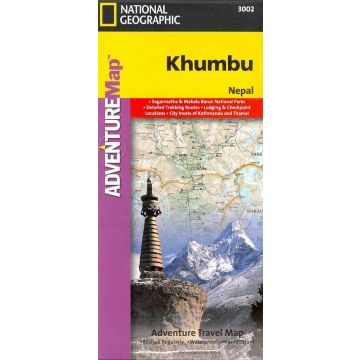 Wanderkarte Khumbu 1:125 000 Nat. Geographic Adv.
