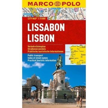 Stadtplan Lissabon 1:15 000 / Marco Polo City Map