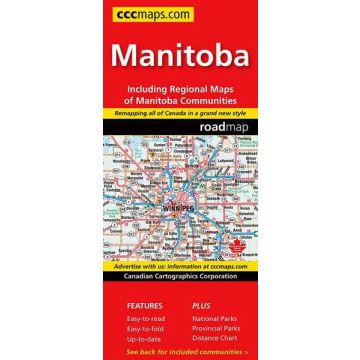 Manitoba Provincial Map 1:1 250 000