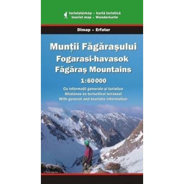 Wandekarte Rumänien - Fogarascher Gebirge 1:60 000 / Dimap