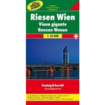 Stadtplan Riesen-Wien 1:10 000 / Freytag & Berndt