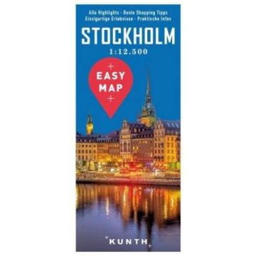 Stadtplan Stockholm 1:12 500 / Kunth