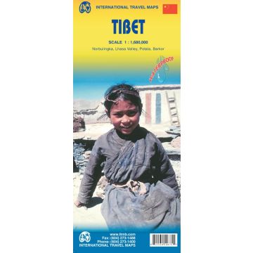 Strassenkarte Tibet 1:1 680 000 / ITMB